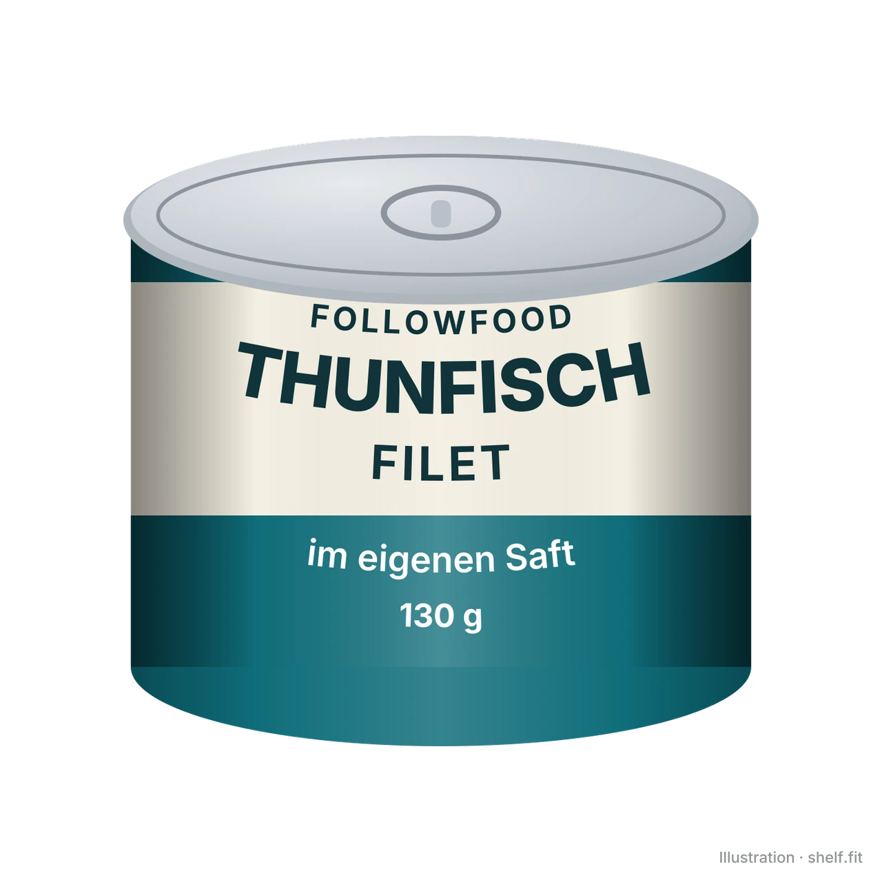 Illustration: Thunfisch Filet im eigenen Saft