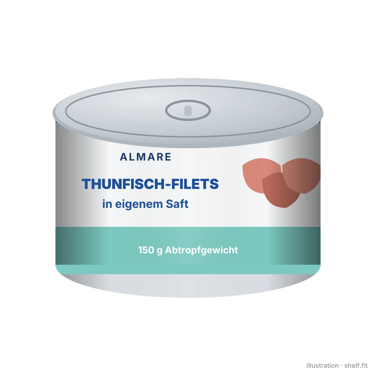 Illustration: Thunfisch-Filets in eigenem Saft