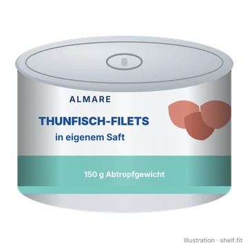 Illustration: Thunfisch-Filets in eigenem Saft