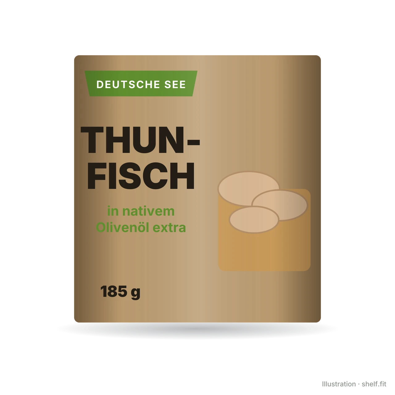 Illustration: Thunfisch in nativem Olivenöl extra