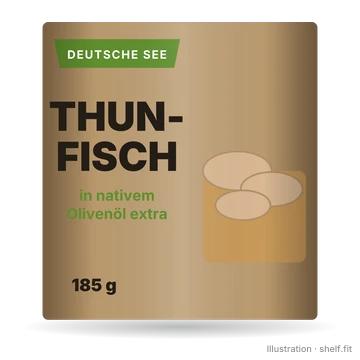 Illustration: Thunfisch in nativem Olivenöl extra