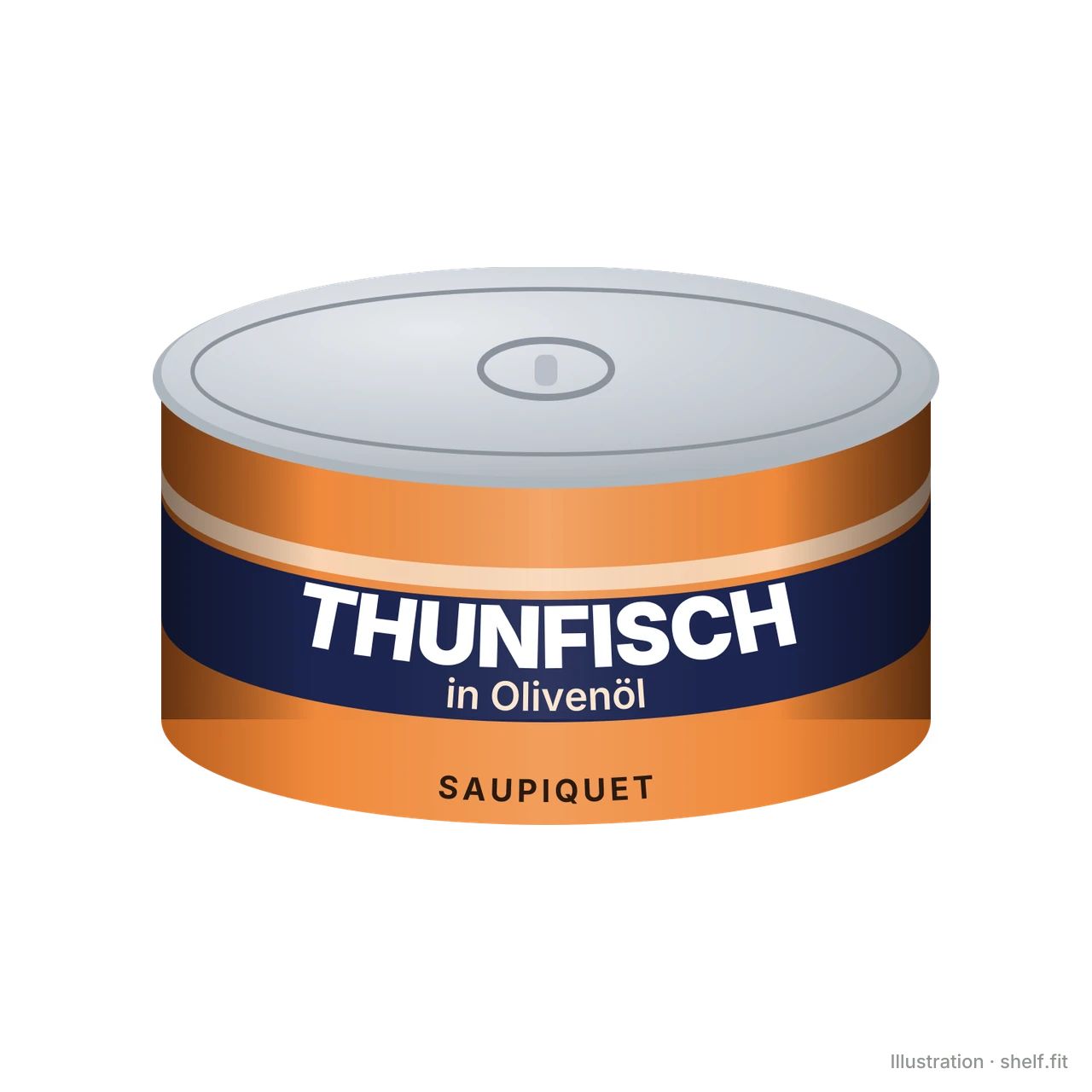 Illustration: Dose Saupiquet Thunfisch in Olivenöl