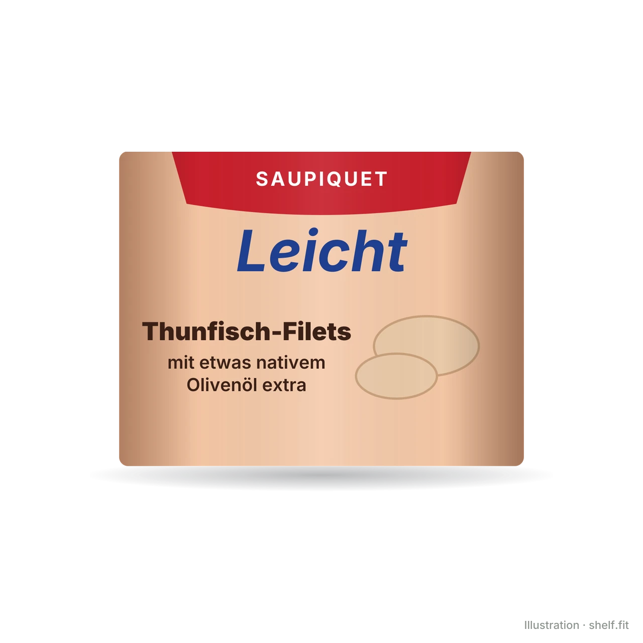 Illustration: Leicht Thunfisch-Filets mit etwas nativem Olivenöl extra