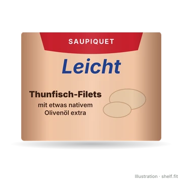 Illustration: Leicht Thunfisch-Filets mit etwas nativem Olivenöl extra