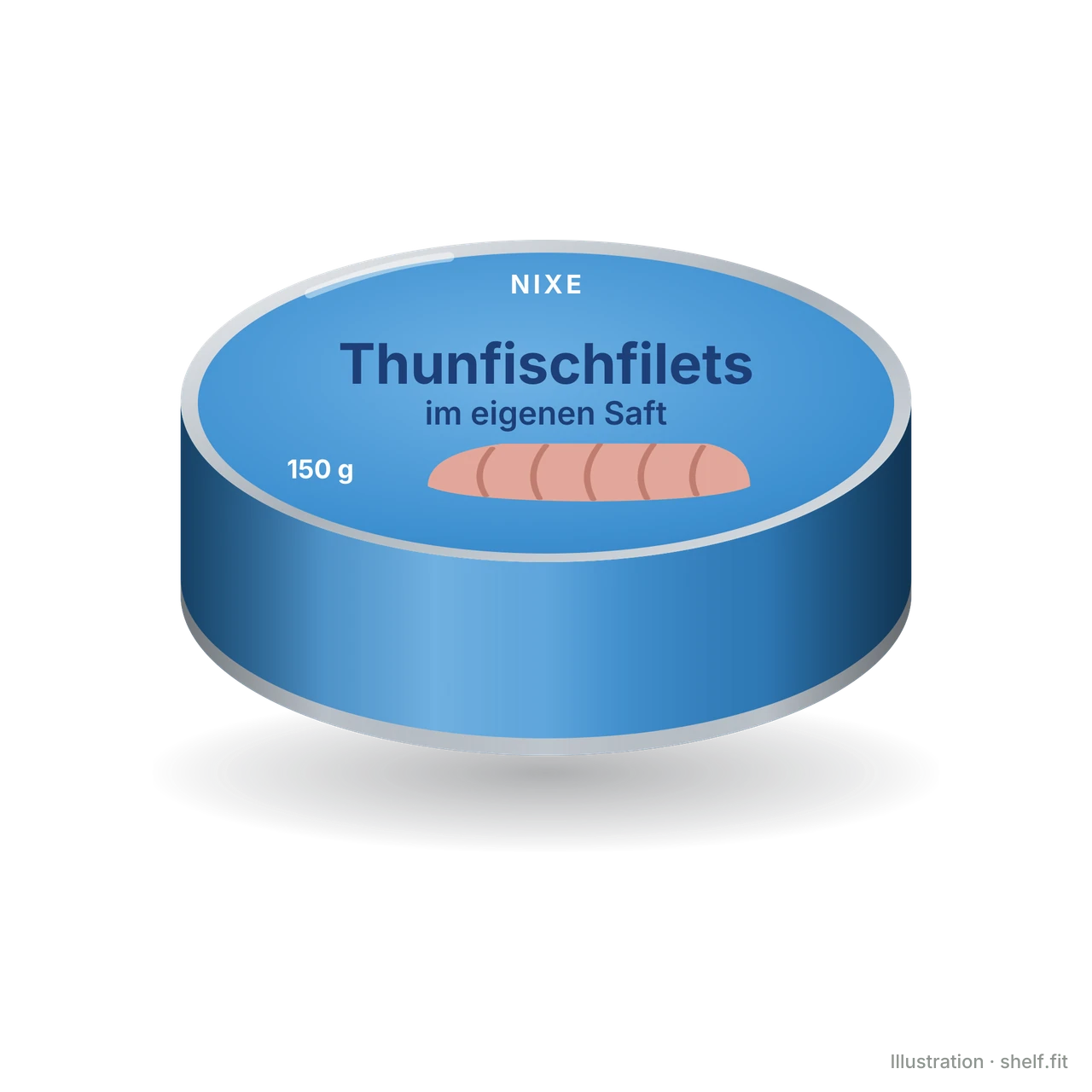 Illustration: Thunfischfilets im eigenen Saft