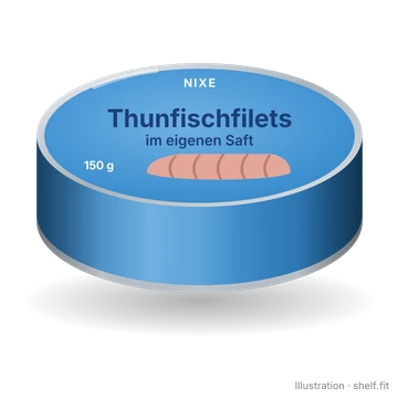 Illustration: Thunfischfilets im eigenen Saft