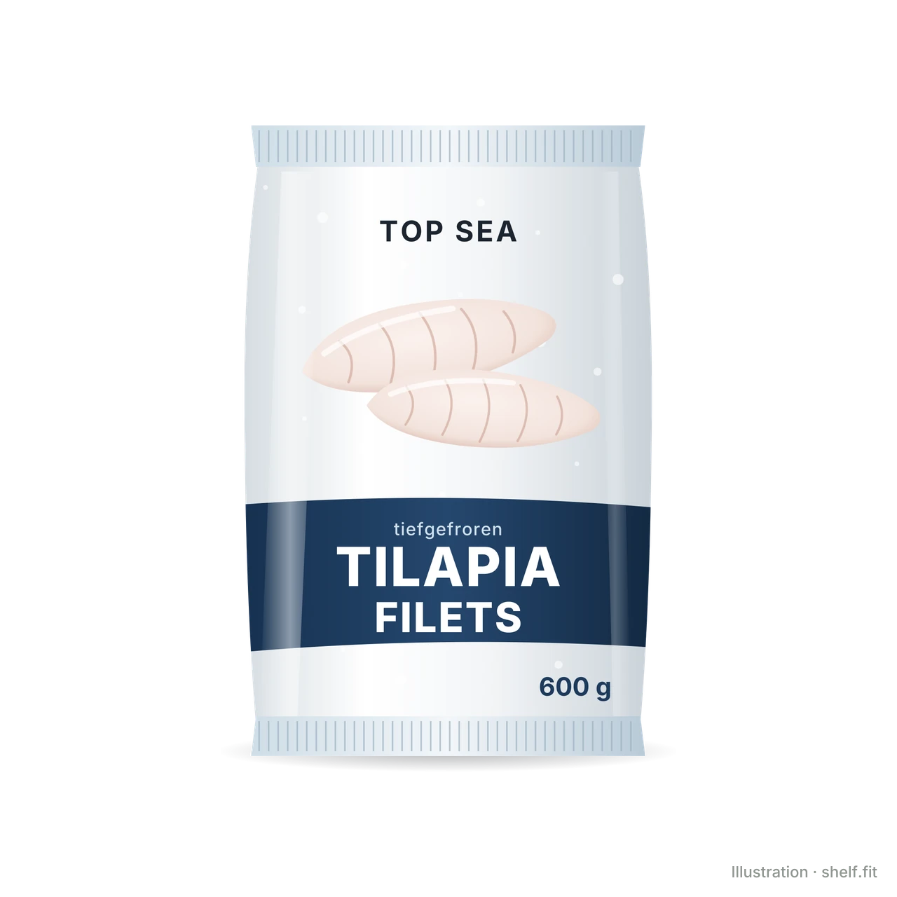 Illustration: Beutel Top Sea Tilapia Filets, 600 g