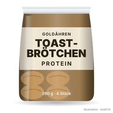 Illustration: Toast-Brötchen Protein