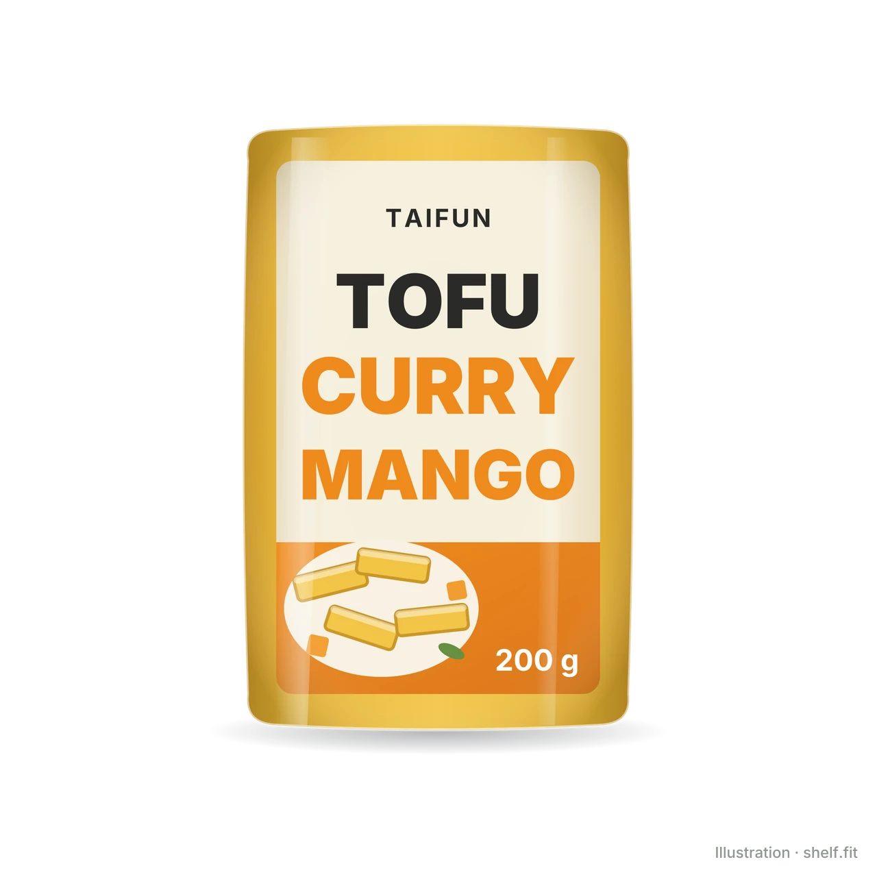 Illustration: Vakuumpack Taifun Tofu Curry-Mango, 200 g