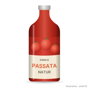 Illustration: Tomaten Passata natur
