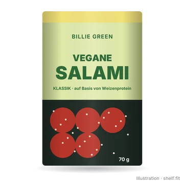 Illustration: Vegane Salami Klassik