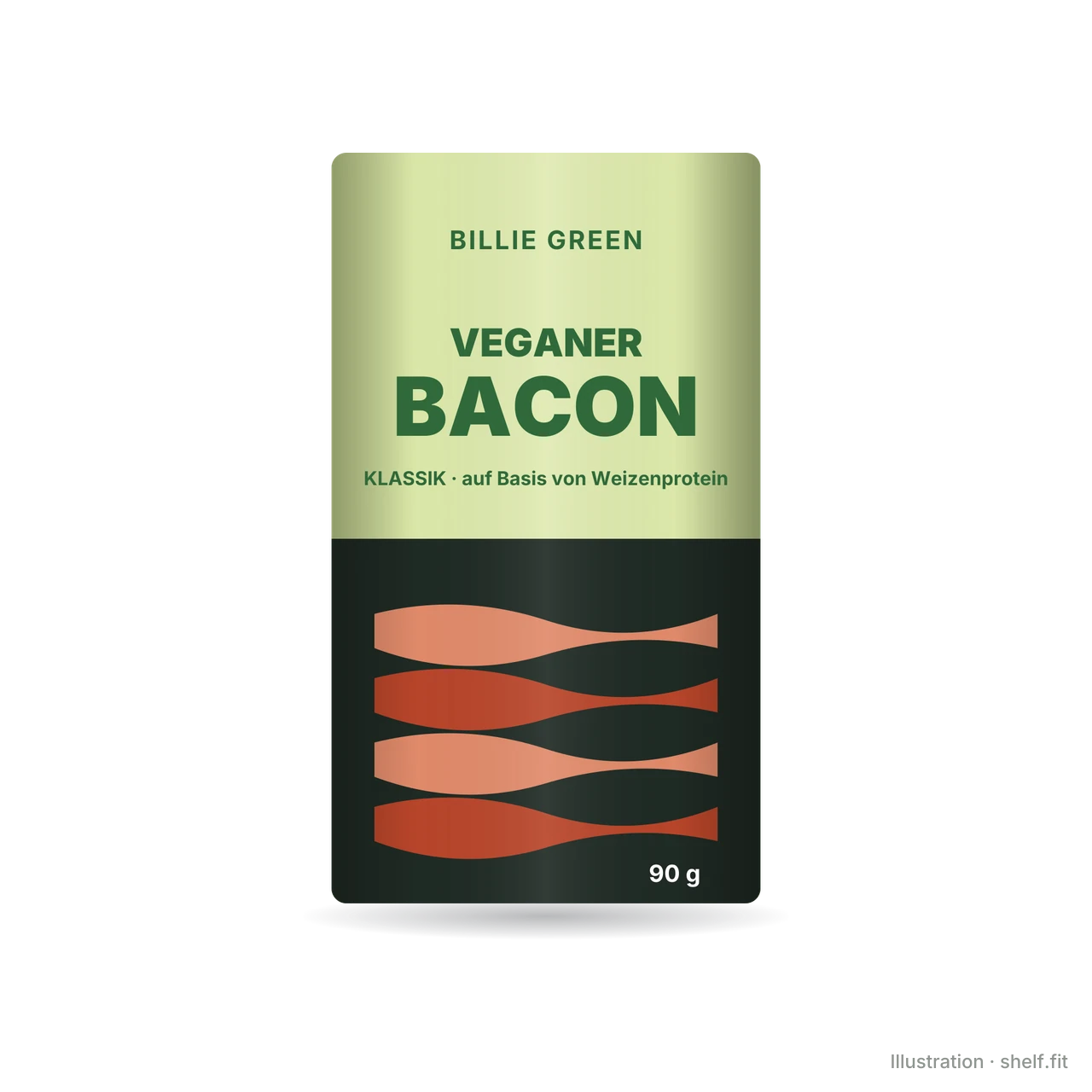 Illustration: Veganer Bacon Klassik