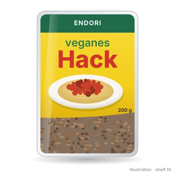 Illustration: Schale endori Veganes Hack, 200 g