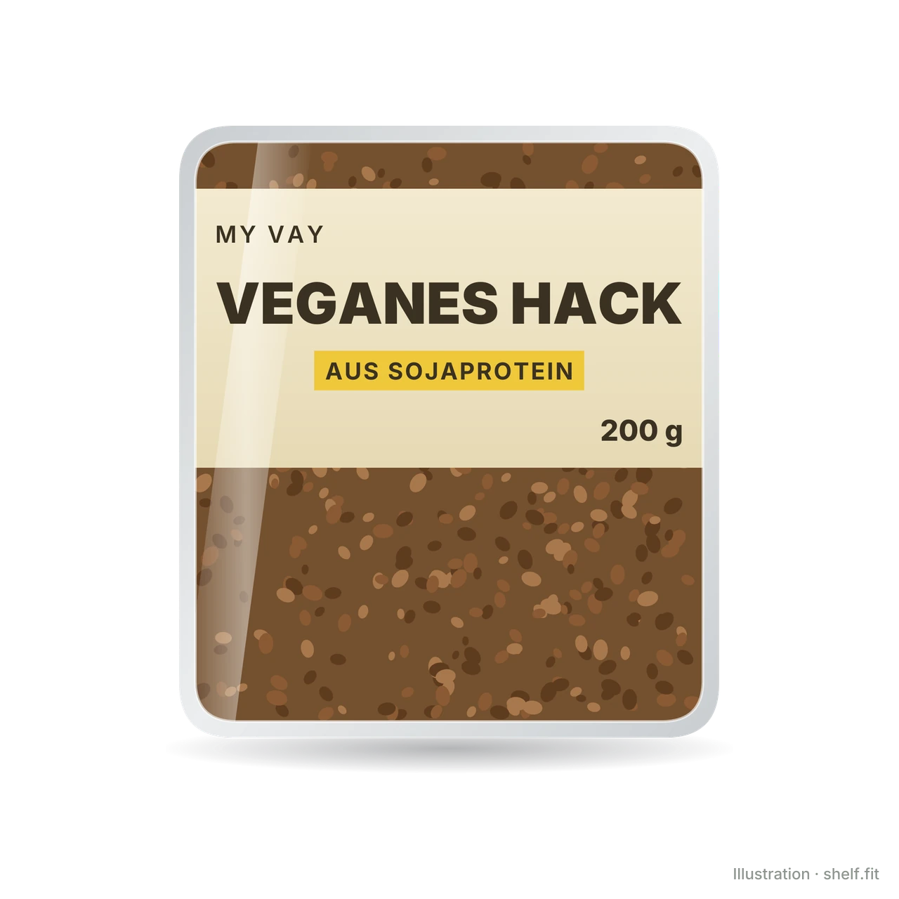 Illustration: Schale My Vay Veganes Hack gegart, 200 g