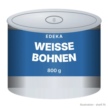 Illustration: Weiße Bohnen