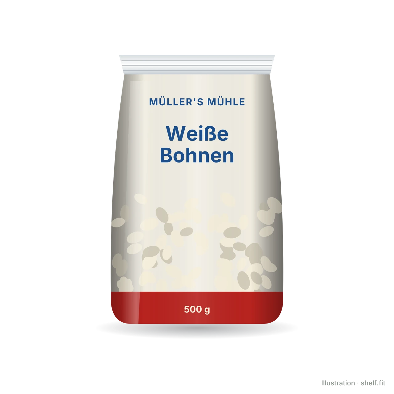 Illustration: Weiße Bohnen