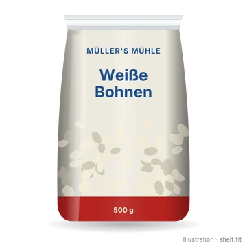 Illustration: Weiße Bohnen