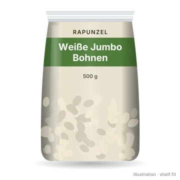Illustration: Weiße Jumbo Bohnen