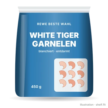Illustration: White Tiger Garnelen