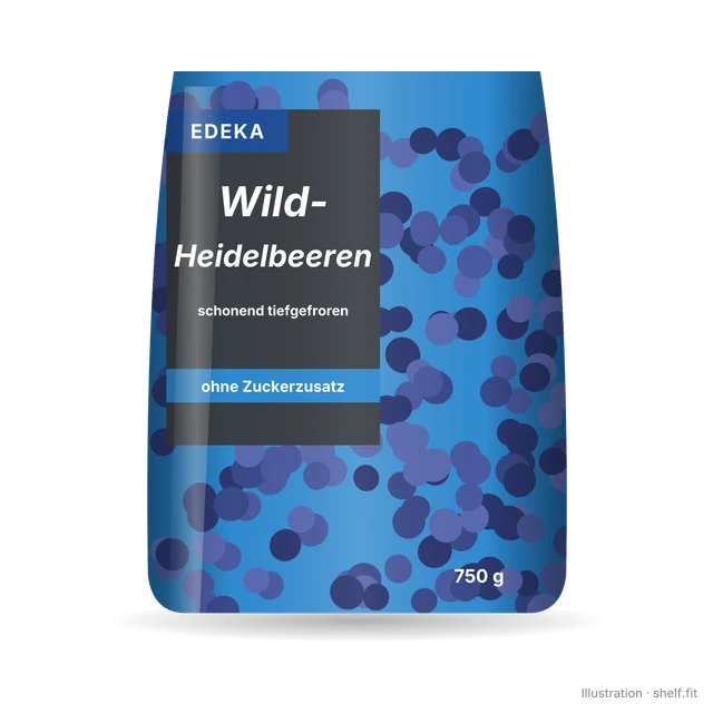 Illustration: Wild-Heidelbeeren, tiefgefroren