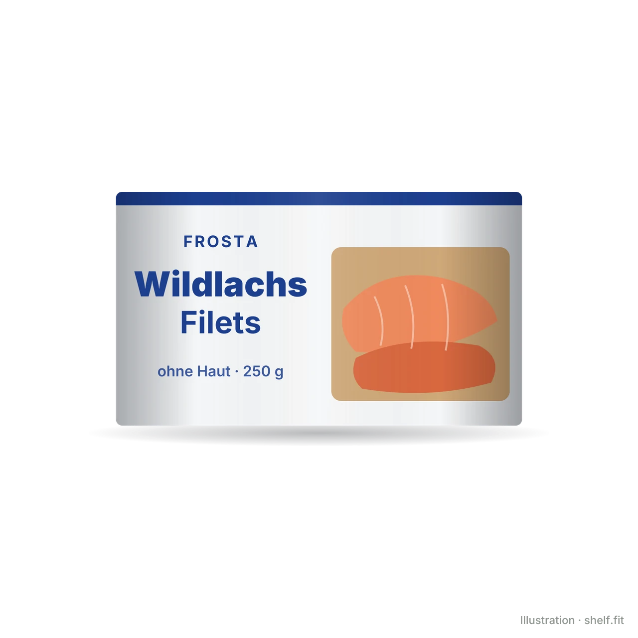 Illustration: Wildlachs-Filets ohne Haut