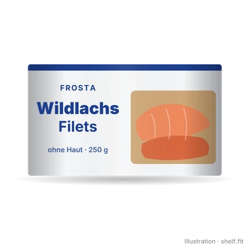 Illustration: Wildlachs-Filets ohne Haut