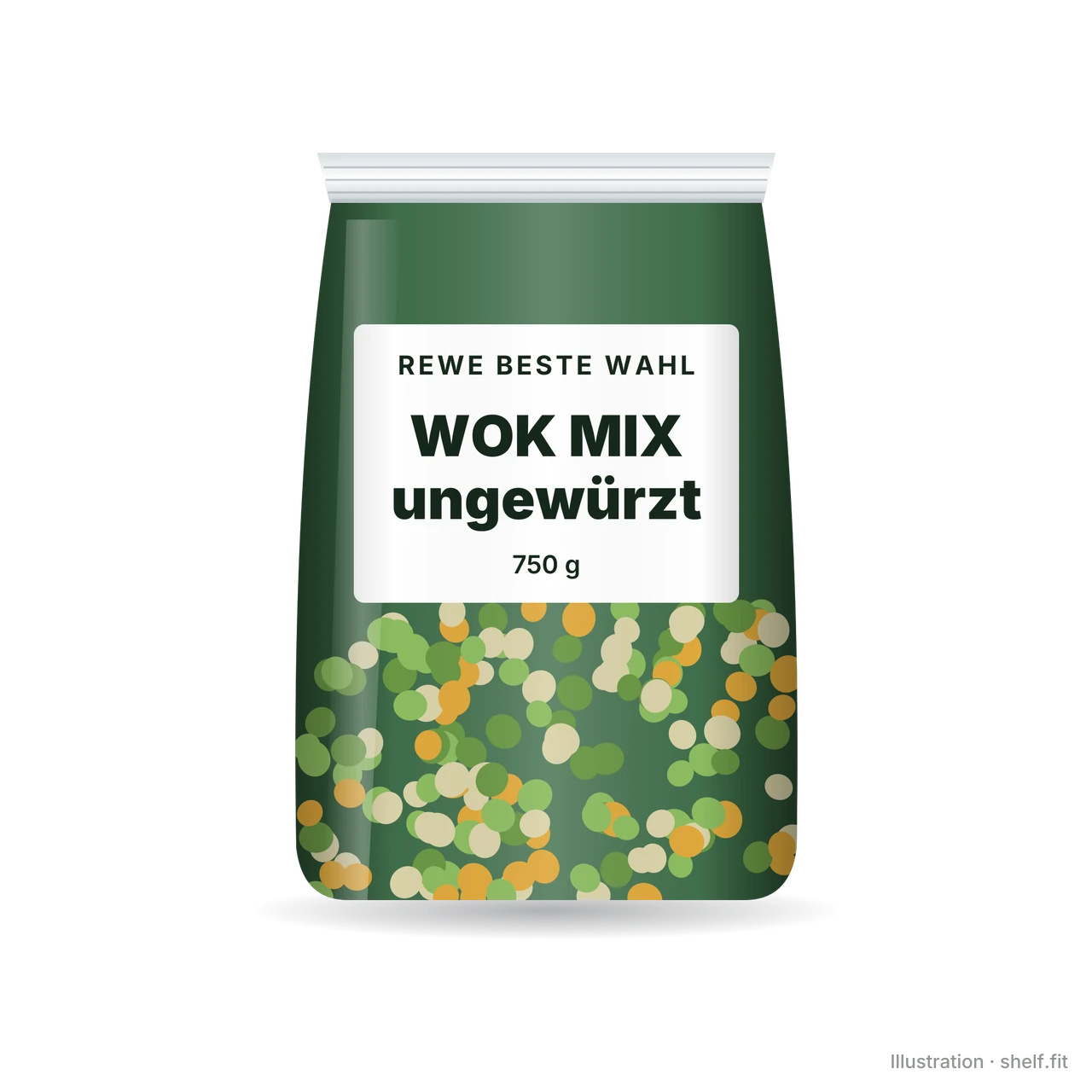 Illustration: Wok Mix ungewürzt