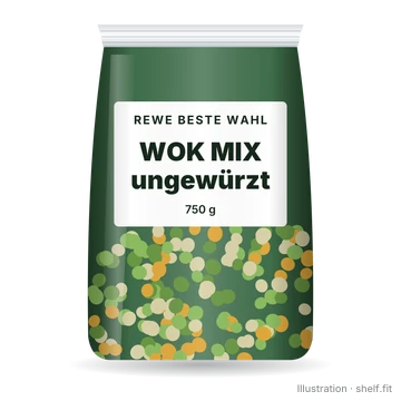 Illustration: Wok Mix ungewürzt