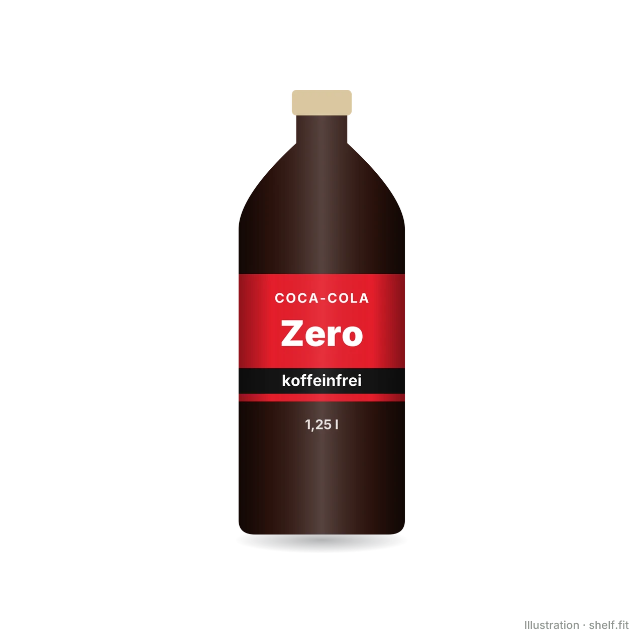 Illustration: Coca-Cola Zero koffeinfrei